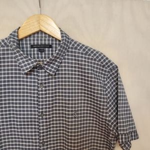John Varvatos USA Short Sleeve Button Down L